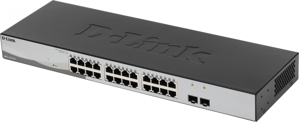 Коммутатор D-Link DGS-1210-26/FL2A (L2) 24x1Гбит/с 2SFP управляемый