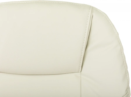 Кресло руководителя Бюрократ CH-868N-BF слоновая кость эко.кожа крестов. пластик подст.для ног