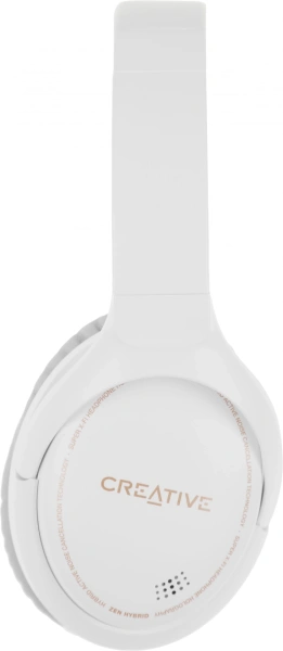 Гарнитура мониторные Creative Zen Hybrid 1.2м белый беспроводные bluetooth оголовье (51EF1010AA000)