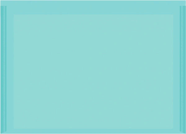 Конверт на кнопке Бюрократ Pastel -PKPAST/GRN A4 пластик 0.18мм мятный