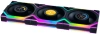 Вентилятор для корпуса Lian-Li Uni Fan SL Wireless 120 LCD ARGB 120х124.5x28 черный 4-pin 29.5дБ (упак.:3шт) (G99.12SLLCD1W3B.R0) Ret