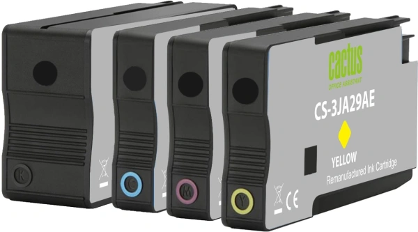 Картридж струйный Cactus CS-3YP35AE 963XL многоцветный набор (134.5мл) для HP OJ 9010 Pro AiO/9012/9014/9015/9016