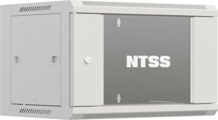 Шкаф коммутационный NTSS Премиум (NTSS-W6U6060GS-2) настенный 6U 600x600мм пер.дв.стекл 60кг серый 5
