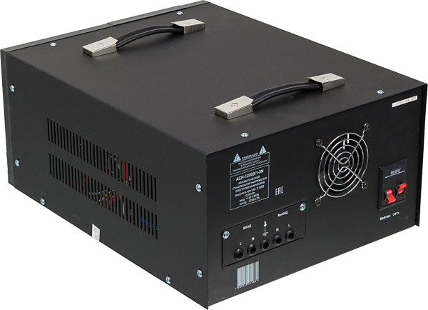 Стабилизатор напряжения Ресанта АСН-12000/1-ЭМ однофазный серый (63/1/17)