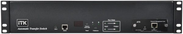 АВР ITK ATS-32-2U-0 2U 19" ввод:1x2P+PE выход:2x2P+PE32A черный