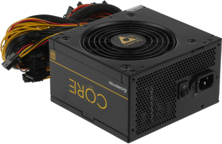 Блок питания Chieftec ATX 700W CORE BBS-700S-Bulk 80+ gold (24+4+4pin) APFC 120mm fan 6xSATA