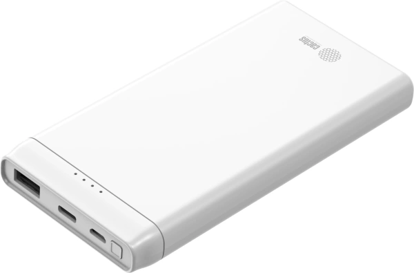 Мобильный аккумулятор Cactus CS-PBFSMT-10000 10000mAh 2.1A 2xUSB-A белый