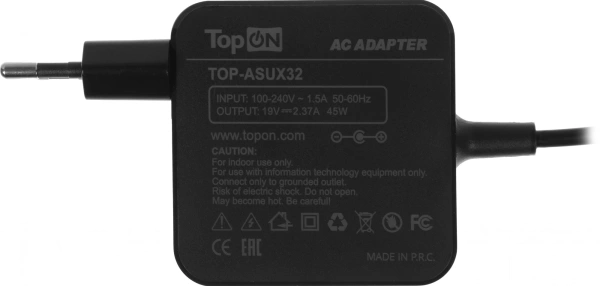 Блок питания TopON 102017 45W 19V-19V 2.37A от бытовой электросети