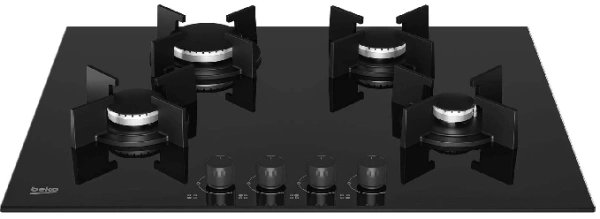 Газовая варочная поверхность Beko HING642202SB черный