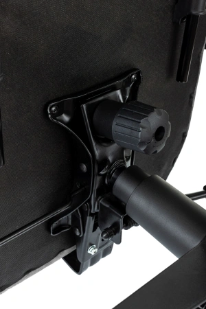 Кресло руководителя Бюрократ T-9950MSG-F Fabric серый Light-19 крестов. пластик подст.для ног