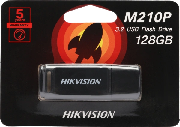 Флеш Диск Hikvision 128GB M210P HS-USB-M210P/128G/U3 USB3.0 черный