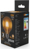 Лампа светодиодная Gauss Filament G95 6Вт цок.:E27 шар 220B 2400K св.свеч.бел.теп. (упак.:1шт) (105802006)