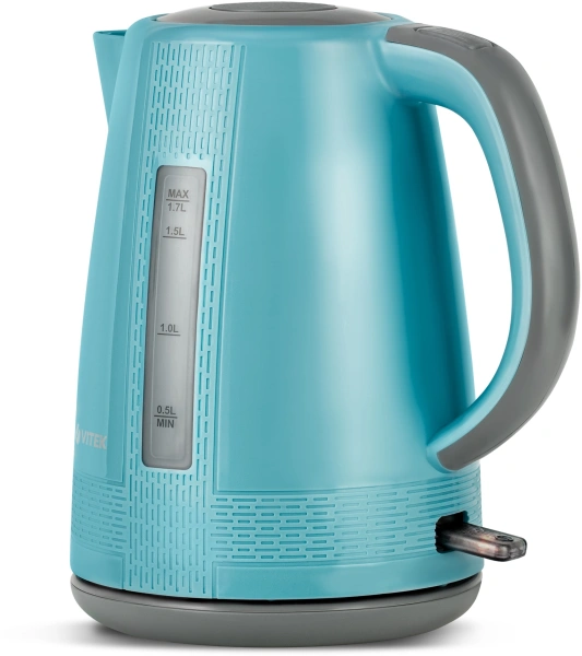Чайник электрический Vitek VT-7001 1.7л. 2150Вт синий корпус: пластик
