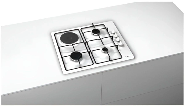 Газовая варочная поверхность Bosch PBY6C2B82Q белый