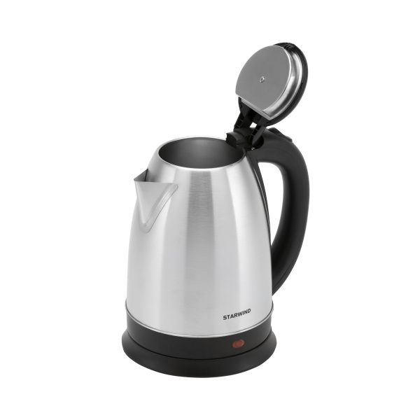 Чайник электрический Starwind SKS1051 1.8л. 1500Вт серебристый матовый/черный (корпус: нержавеющая сталь/пластик)