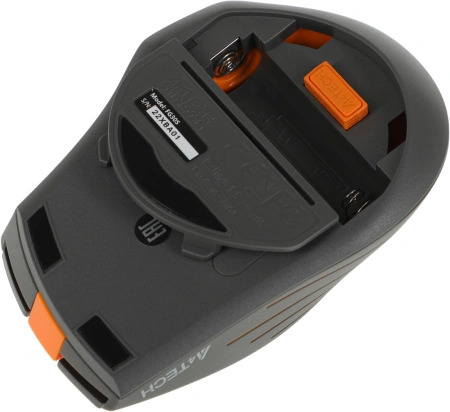 Мышь A4Tech Fstyler FG30S серый/оранжевый оптическая (2000dpi) silent беспроводная USB (6but)