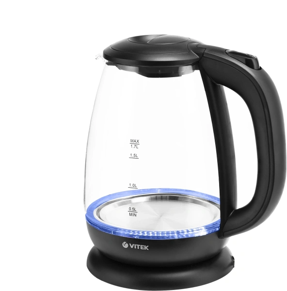 Чайник электрический Vitek VT-7058 1.7л. 2200Вт корпус: стекло