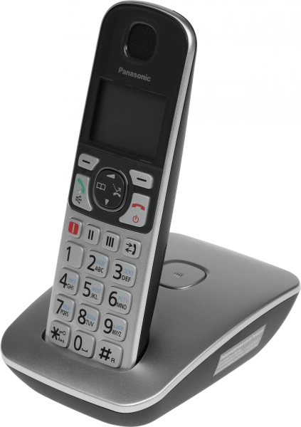 Р/Телефон Dect Panasonic KX-TGE510RUS серебристый АОН