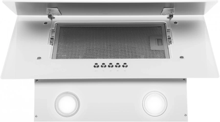 Вытяжка каминная Hyundai HGH 6830 WG белый управление: кнопочное (1 мотор)