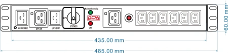 Байпас Powercom MBS1607-1C19-6C13