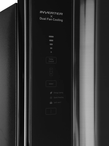 Холодильник Hitachi HRTN7489DF BBKCS 2-хкамерн. черный (HRTN7489DFBBKCS)