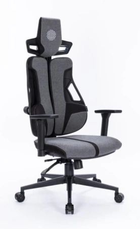 Кресло Cactus CS-CHR-DUO-GYBK серый/черный