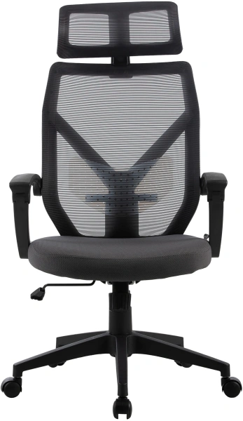 Кресло Cactus CS-MC414-GY черный/серый сетка/ткань