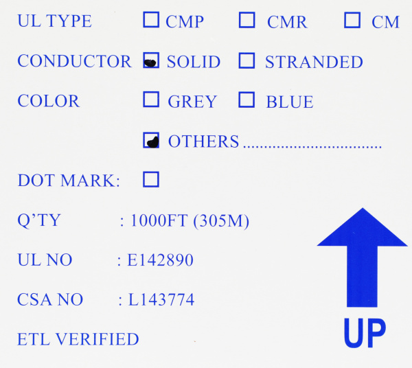 Кабель информационный Lanmaster TWT-5EUTP-OUT кат.5E 4X2X24AWG PE внешний 305м черный