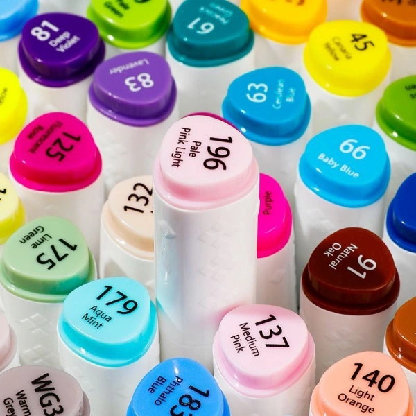 Набор маркеров для скетчинга Deli E70803-60 Color Emotion 11мм 150мм трехгр. двойной пиш. наконечник