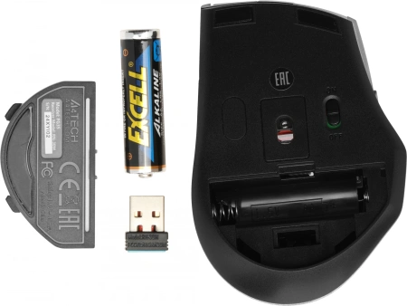 Мышь A4Tech Fstyler FG35 бронзовый/черный оптическая (2000dpi) беспроводная USB (6but)