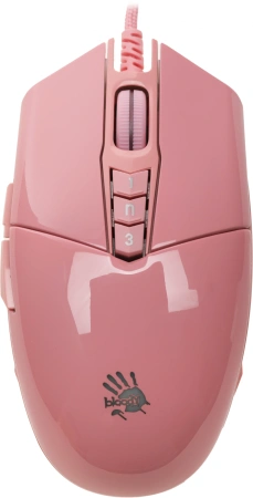 Мышь A4Tech Bloody P91s розовый оптическая (8000dpi) USB (8but)