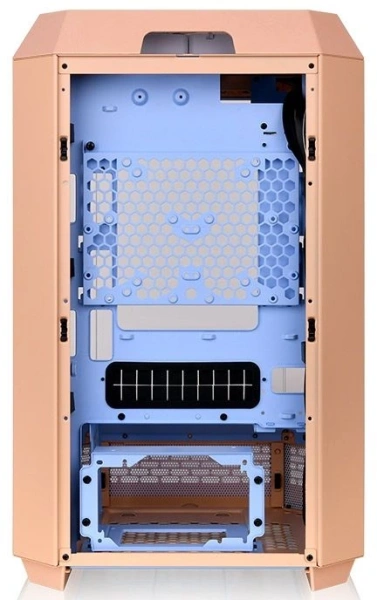 Корпус Thermaltake The Tower 300 Peach Fuzz розовый без БП mATX 8x120mm 6x140mm 2xUSB3.0 audio bott PSU