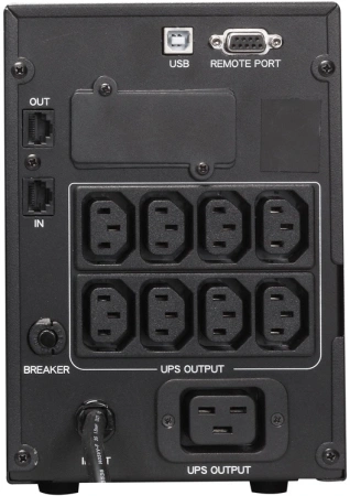 Источник бесперебойного питания Powercom Smart King Pro+ SPT-3000-II LCD 2400Вт 3000ВА черный