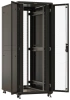 Шкаф коммутационный Hyperline (TTBR-4288-DD-RAL9004) напольный 42U 800x800мм пер.дв.перфор. задн.дв.перфор. 2 бок.пан. 1000кг черный 710мм 123.38кг 2055мм IP20 сталь