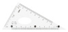 Набор линеек Deli MiYou EH657 пластик дл.15см ассорти компл.:лин.15см./треуг.2шт./трансп. пластиковый пакет с европодв.
