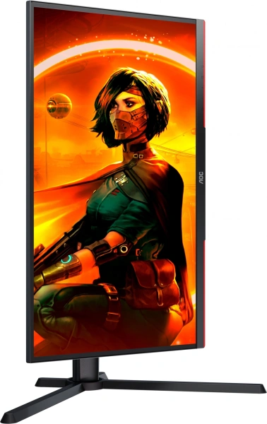 Монитор AOC 24.5" Gaming 25G3ZM черный/красный VA LED 16:9 HDMI матовая HAS Piv 300cd 178гр/178гр 1920x1080 240Hz FreeSync DP FHD 4.24кг