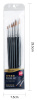 Набор кистей Deli 73892 Nuevo круг. дерев.лакир.ручка