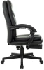 Кресло руководителя Бюрократ CH-868N-F черный эко.кожа крестов. пластик подст.для ног