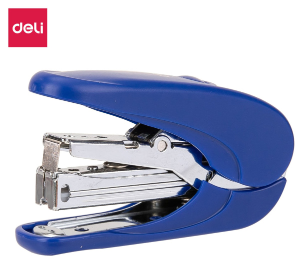 Комплект степлер+скобы Deli E0365 Essential N10 (10листов) снижение усилия ассорти 50скоб коробка