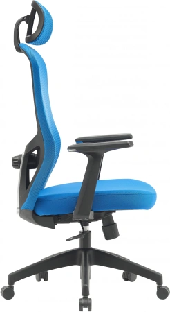 Кресло Cactus CS-MC515-BL темно-синий сиденье темно-синий сетка/ткань с подголов. крестов. пластик пластик черный