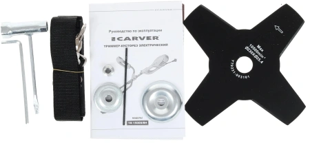 Триммер электрический Carver TR-1500S/BH 1200Вт 1.35л.с. разбор.штан. реж.эл.:леска/нож