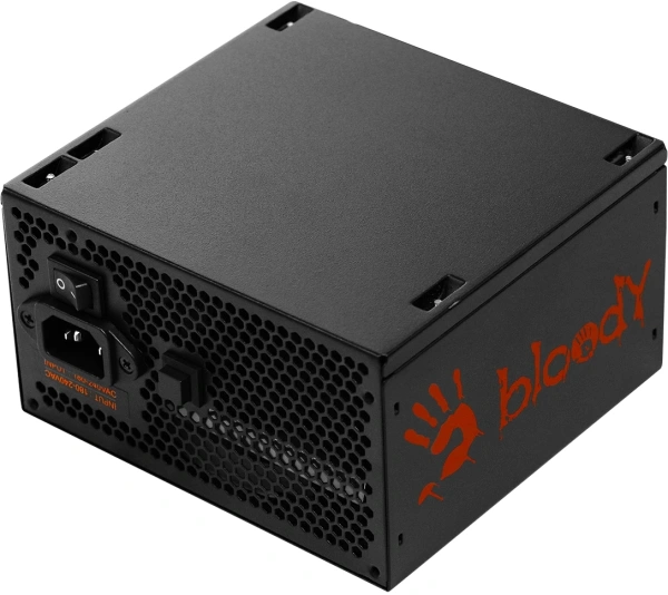 Блок питания Bloody ATX 700W BD-PS700W 80 PLUS WHITE (20+4pin) APFC 120mm fan color LED 6xSATA RTL