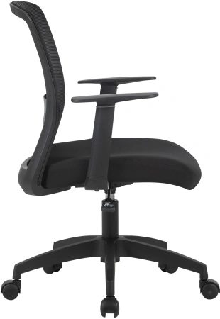 Кресло Cactus CS-MC333-BK черный сиденье черный сетка/ткань низк.спин. крестов. пластик пластик черный