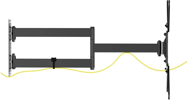 Кронштейн для телевизора Ultramounts UM960 черный 23"-65" макс.35кг настенный поворот и наклон