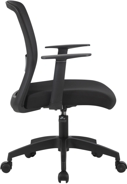 Кресло Cactus CS-MC333-BK черный сиденье черный сетка/ткань низк.спин. крестов. пластик пластик черный