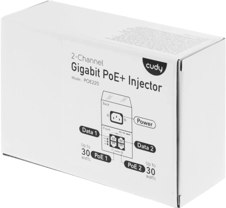 Инжектор PoE Cudy POE220 10/100/1000BASE-T 30Вт 54В(DC)