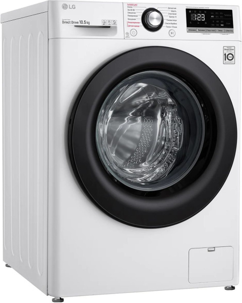 Стиральная машина LG TW4V3RS6W класс: A загр.фронтальная макс.:10.5кг белый инвертер