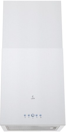 Вытяжка каминная Lex Mono 400 белый управление: кнопочное