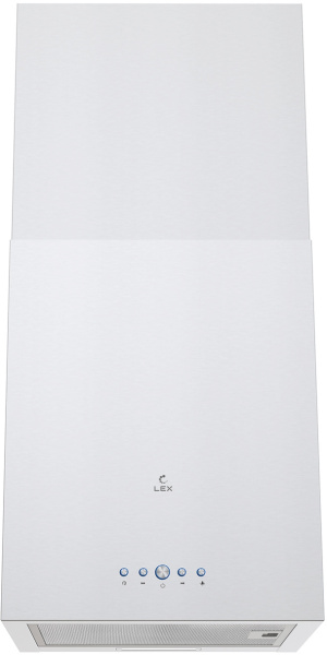 Вытяжка каминная Lex Mono 400 белый управление: кнопочное