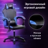 Кресло игровое Оклик Spirit черный/синий сиденье черный/синий искусст.кожа/сетка с подголов. крестов